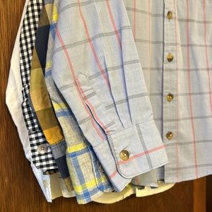 ⚡️6⚡️Patterned Button-Down Shirts 👔 Size 4T